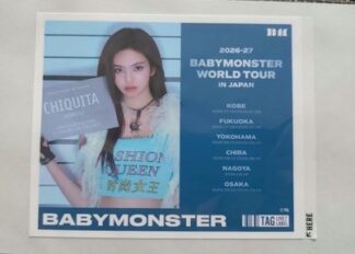 BABYMONSTER CHIQUITA Original Label Can Sticker