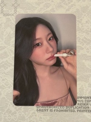 ITZY MAKESTAR Signed Event Winning Photo Card Chaeryeong