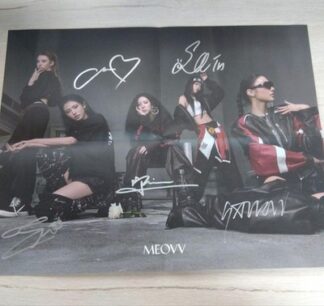 MEOVV BITE NOW Autographed Poster BEAST Ver.