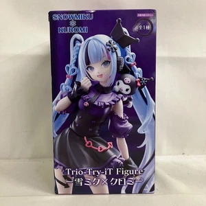 Hatsune Miku Trio-Try-iT Figure Snow Miku x Kuromi FuRyu Sanrio Japan New