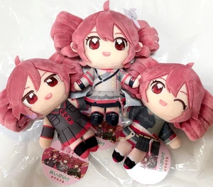 Kasane Teto Nuipurike Osuwari 2 Plush Doll Mascot Toy Set of 3 Japan NEW