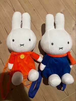 Miffy Plush Backpack Set of 2 – Cute Character Bags from Japan – New