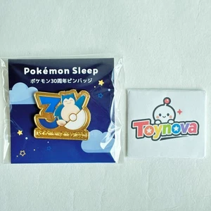 Snorlax Pokemon Sleep Pin Badge Pokemon 30th Anniversary Limited Edition Japan