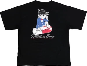 Detective Conan Edogawa Conan T-Shirt Black M Size Japan