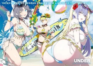 Shinobi Master Senran Kagura New Link Illustration Book UNDER New FS from Japan