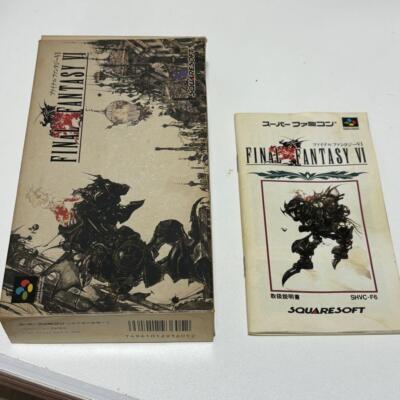 Nintendo Super Famicom Final Fantasy VI FF 6 Japan SFC SNES w/box - Image 4