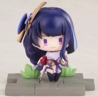 miHoYo Genshin Impact Raiden Shogun Mini Figure Fantasy Village Trading Toy