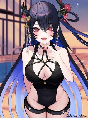 U LOVE SWIMSUIT Art Book Hololive Advent Doujinshi Jade A4/20P - Image 2