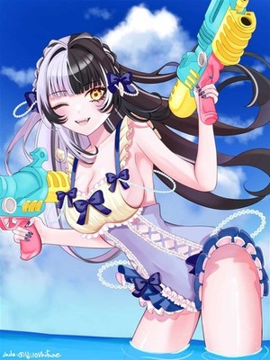 U LOVE SWIMSUIT Art Book Hololive Advent Doujinshi Jade A4/20P - Image 3