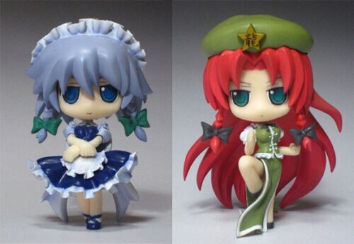 Touhou Mini Figure " TOHO SUPER DEFORMED SERIES 04 " Sakuya & Meiling - Image 6