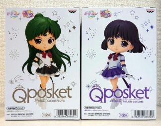 Q posket Sailor Moon Cosmos Figure Qposket Eternal Sailor Pluto & Saturn B Type