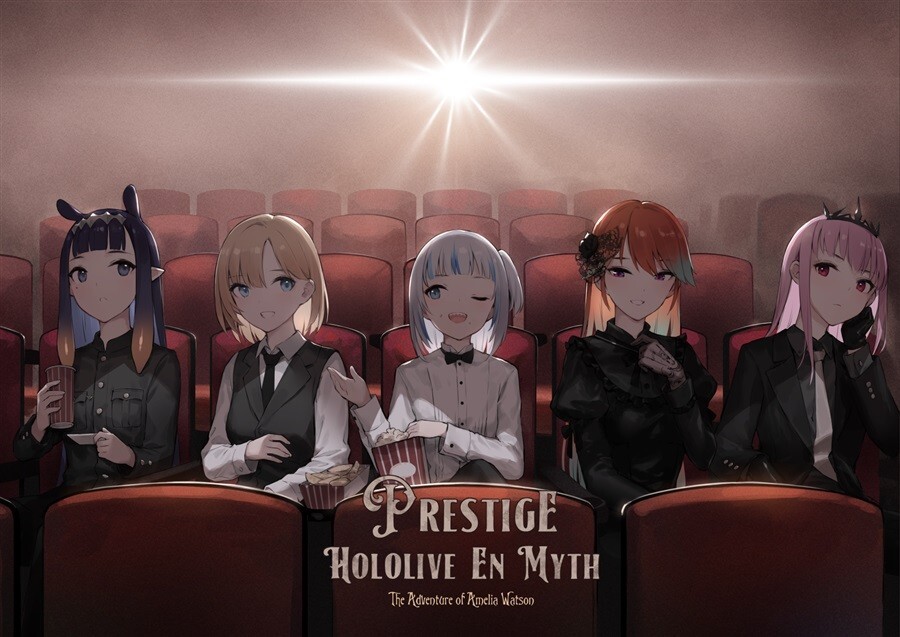 Prestige Hololive EN Myth Art Book Mori Calliope Gawr Gura+ B5/P28 Doujinshi