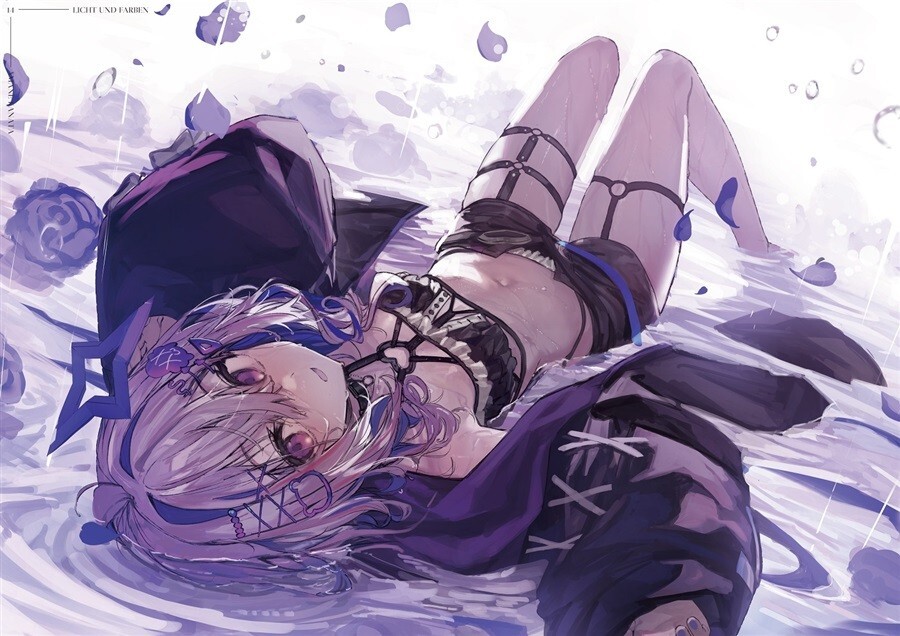 Licht und Farben. Hololive Art Book Amane Kanata A4/P32 Doujinshi C102 - Image 3