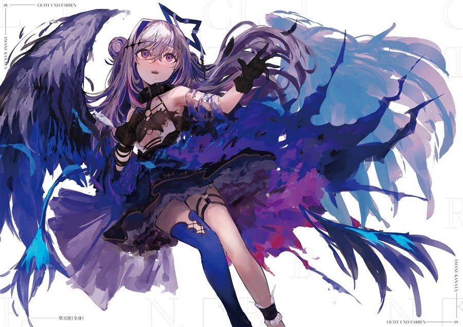 Licht und Farben. Hololive Art Book Amane Kanata A4/P32 Doujinshi C102 - Image 4