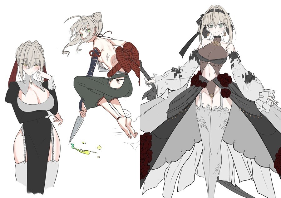 Doujinshi INTO THE umuverse Fate/Grand Order TYPE-MOON minsgraph Art Book A4 24P - Image 3