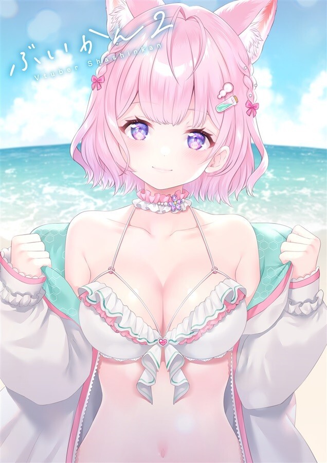 Doujinshi Hololive Illustration Book " VKAN2 " Hakui Koyori A4 20