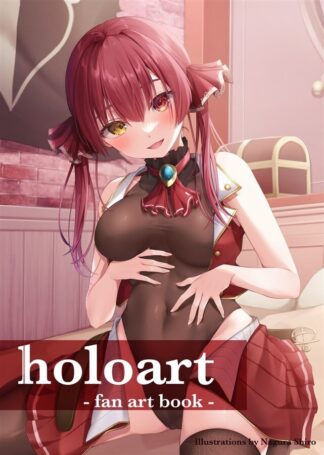 Doujinshi Hololive Illustration Art Book " holoart fan art book " Houshou Marine