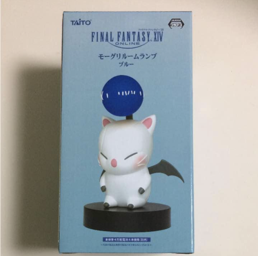 Taito Final Fantasy XIV FF 14 Realm Moogle Figure Room Lamp Light Blue