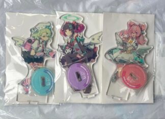 Zenless Zone Zero Sanrio Characters Acrylic Stand Aria Sunna NangongYu Set of 3