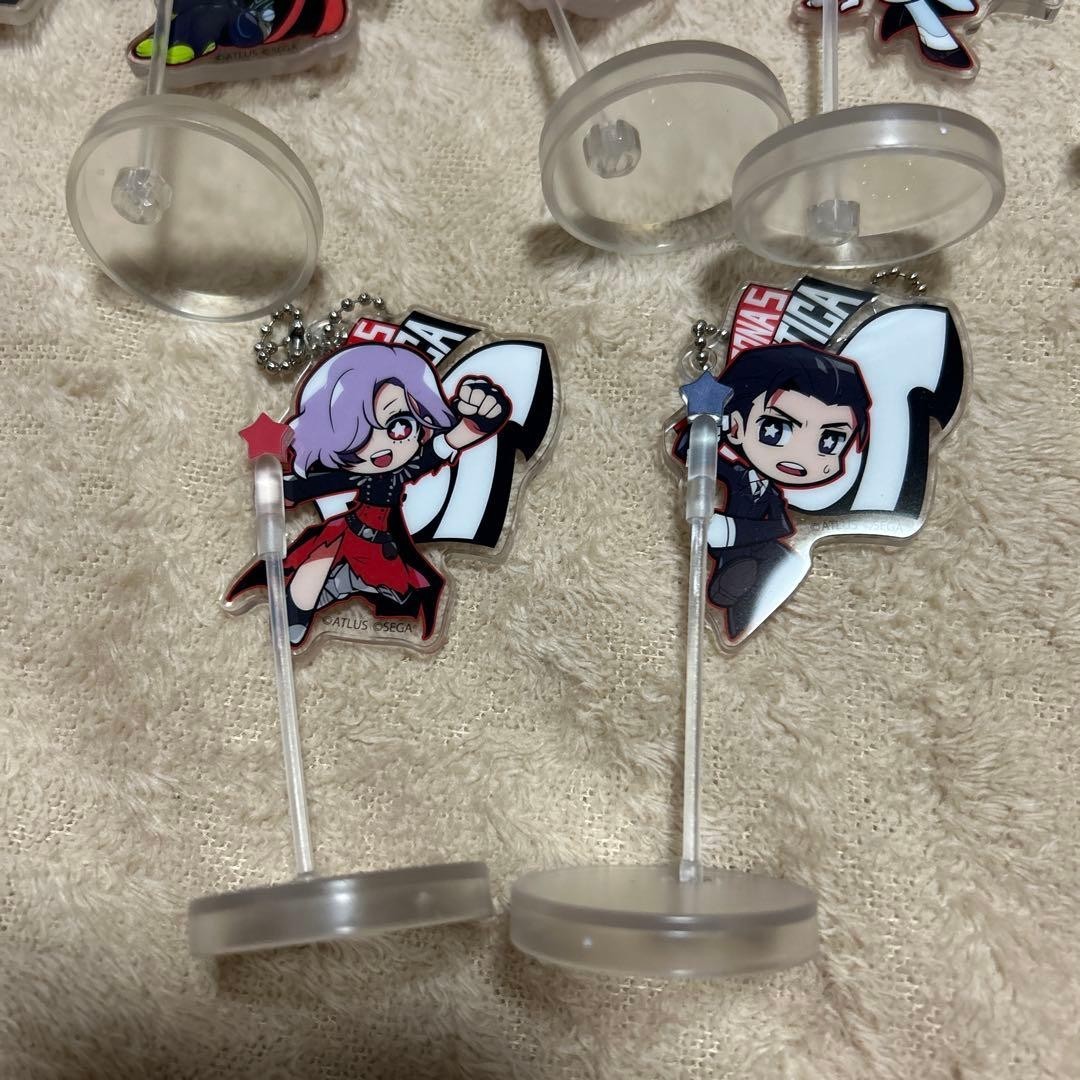 PERSONA 5 TACTICA Mini Acrylic Stand with Key Chain ALL Twelve Pieces Set - Image 4