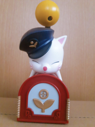 Final Fantasy XIV FF14 Moogle Letterpost Projection Clock Japan TAITO USED NoBox