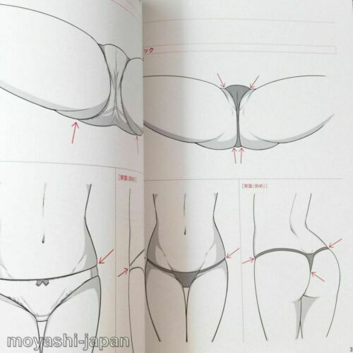 How To Draw Panties Technique Book JAPAN Art Guide manga anime Drawing - Image 2