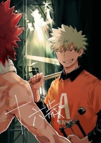 My Hero Academia Doujinshi ( Kirishima x Bakugo ) 16sai kaeritai.