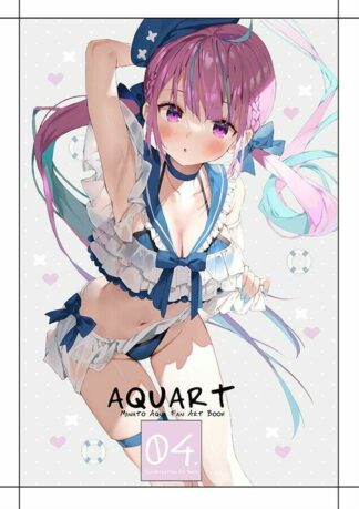 Doujinshi Hololive AQUART 4 feat Minato Aqua Fan Art Book A4 24P Taitei Gaoh