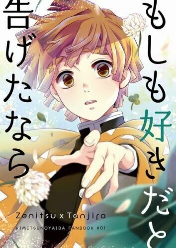 *Demon Slayer Kimetsu no Yaiba Doujinshi ( Zenitsu x Tanjiro ) Moshimo sukidato
