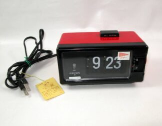 SEIKO Quartz Digital Patter Flip Clock DP690T RED Showa Retro Japan