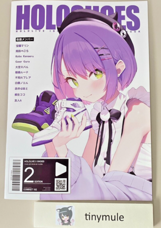 Doujinshi Hololive Illustration Book " HOLO SHOES 2 " Houshou Marine+ B5 24P