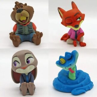 Trading Figure Set of 4 "Katazun Fig. Zootopia 2"
