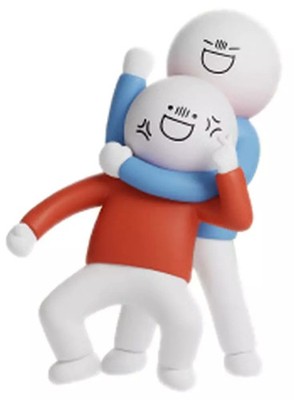 I Can’t Breathe PLZDOT Blue and Friends Abstract Series Blind Box Trading Figure