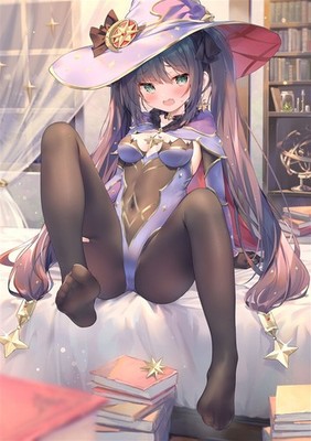 Memento Lens Genshin Impact Art Book Chachanako B5/32P Doujinshi C105 w/Postcard - Image 2