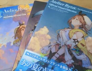 Atelier Ryza Official Visual Collection Art Book 1 & 2 & 3 set Japan
