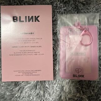 Blackpink Fan Club Bonus Photo Card Holder Kpop