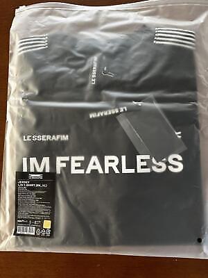 LE SSERAFIM Jersey L/S T-Shirt Black XL-size Kpop