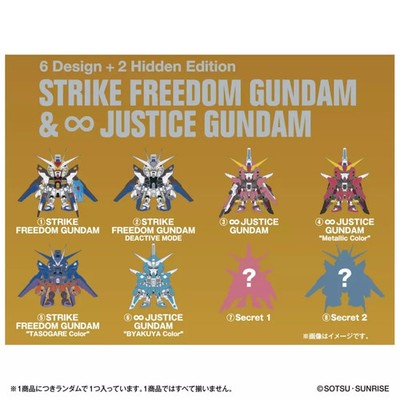Trading Figure 【BOX】 QMSVmini Strike Freedom & Infinite Justice - Image 2