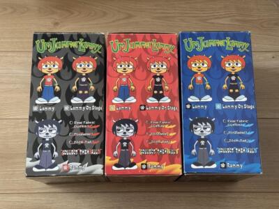 Parappa The Rapper Um Jammer Lammy Soft vinyl figure Rammy Set of 3 Japan used - Image 4