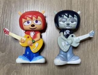 Parappa The Rapper Um Jammer Lammy Soft vinyl figure Rammy Set of 2 Japan used