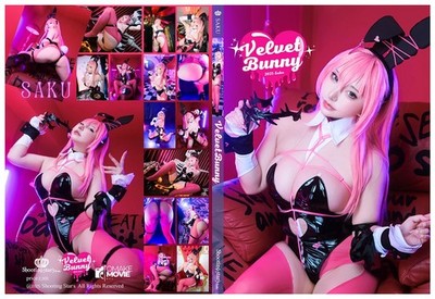 Velvet Bunny Goddess of Victory: NIKKE Photo Collection DVD Cosplayer SAKU - Image 2