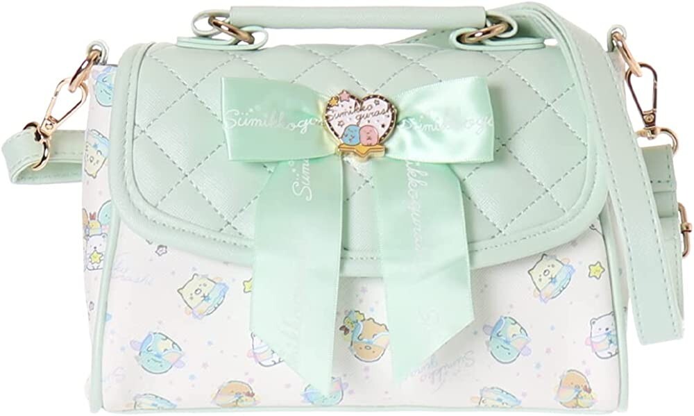 Sumikko Gurashi Mini Shoulder Bag Mint PU Leather 20cm Japan Limited Cosplay