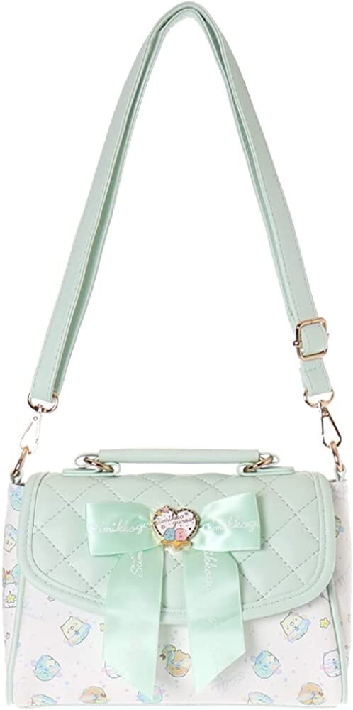 Sumikko Gurashi Mini Shoulder Bag Mint PU Leather 20cm Japan Limited Cosplay - Image 2