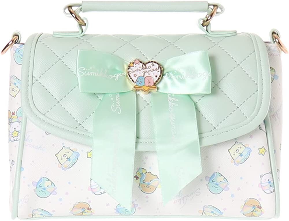 Sumikko Gurashi Mini Shoulder Bag Mint PU Leather 20cm Japan Limited Cosplay - Image 9