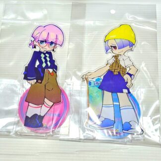 Panty & Stocking Acrylic Stand Figure Polyester Polyurethane Outing Version Set