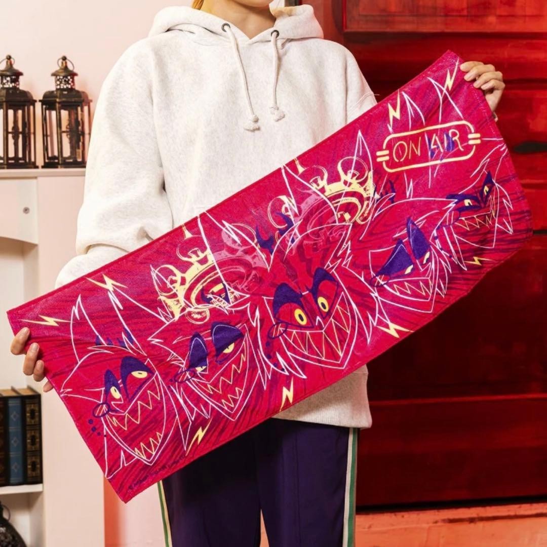 HAZBIN HOTEL Face Towel Alastor - Image 2