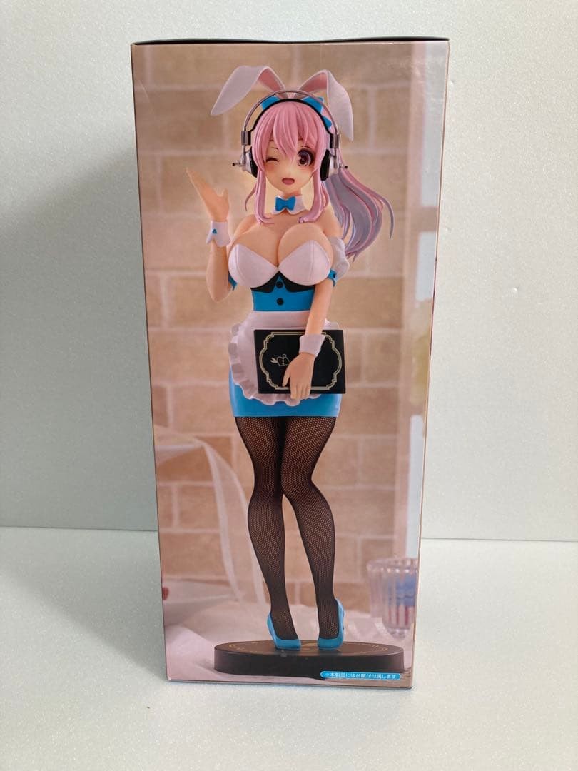 Super Sonico Waitress Light Blue Ver. Figure - Image 2