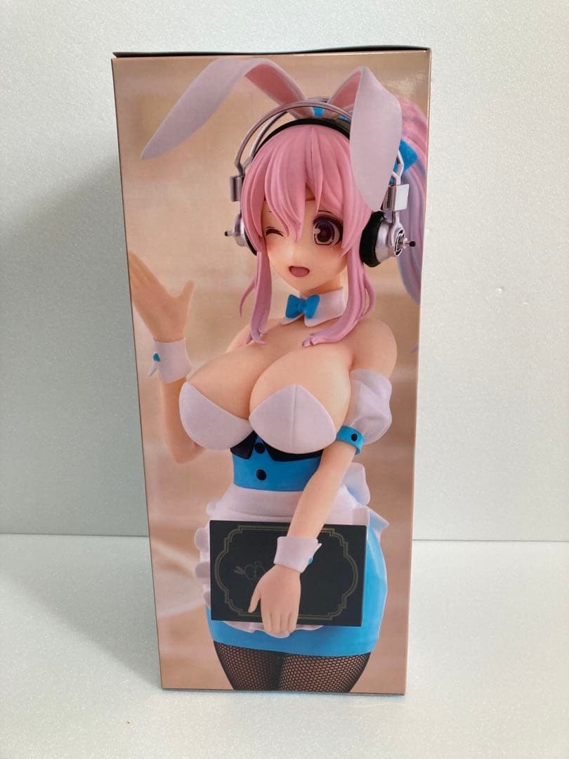 Super Sonico Waitress Light Blue Ver. Figure - Image 3