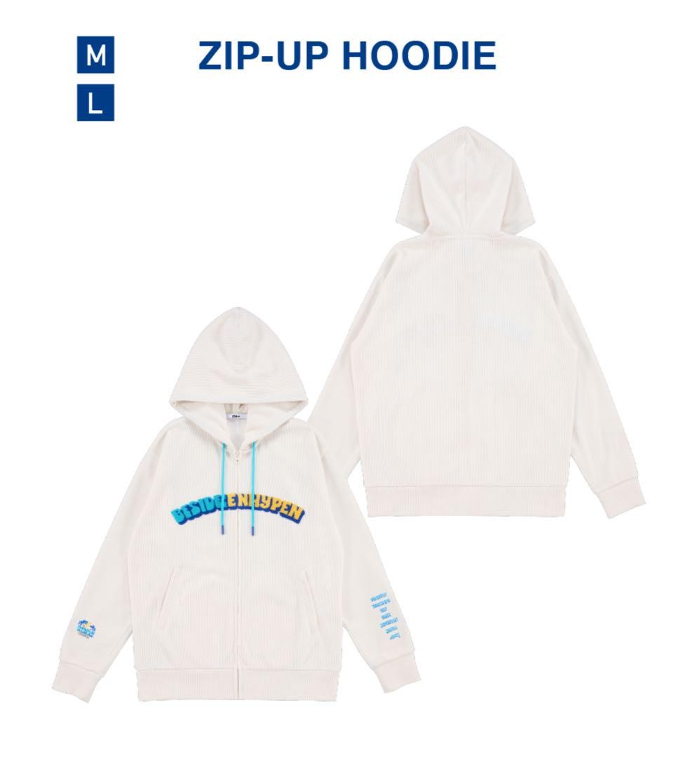 ENHYPEN Hoodie BESIDE Zip-Up Hoodie M Size - Image 3