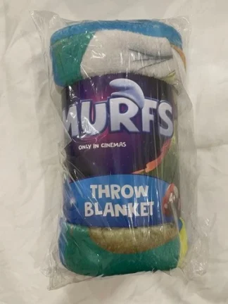 Movie Smurfs Smurf Blanket